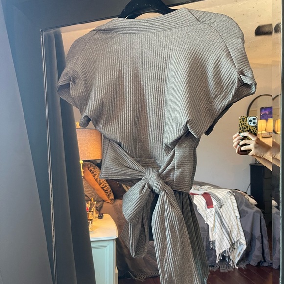 Zara Metallic Crop top - Picture 4 of 6